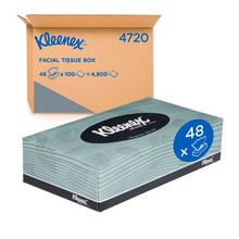 4720 Kleenex Facial Tissue 2ply / 48 boxes x 100 sheets