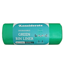 82L Green Degradable Bin Liner / 10 rolls x 25 bags