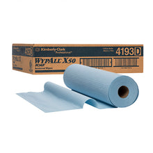 4193 Wypall Roll 49cm x 70m - Blue / Ctn 3