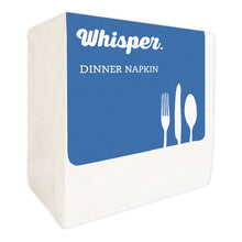 Whisper Quilted Dinner Napkin GT Fold - White / Ctn 1000