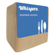Whisper Quilted Dinner Napkin GT Fold - Kraft / Ctn 1000
