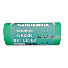 55L Green Degradable Bin Liner / 10 rolls x 25 bags