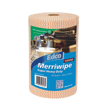 Edco Merriwipe Roll Heavy Duty 30 x 50cm Sheet x 90 Wipes Coffee