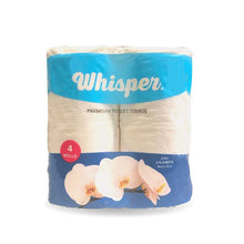 3636 - Whisper Premium Toilet Tissue 2ply / 12 x 4 pack - 275 sheets per roll