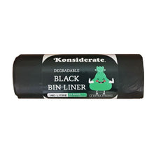 140L Heavy Duty Black Degradable Bin Liner / Ctn 200