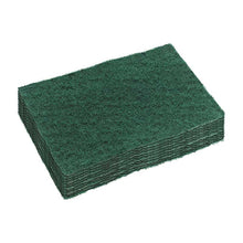 #100 Green Scour Pad 15cm x 10cm / 10 pack