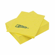 CLEARANCE Edco Merritex H/duty Wipes Viscose Cloth  - Yellow - Pk10
